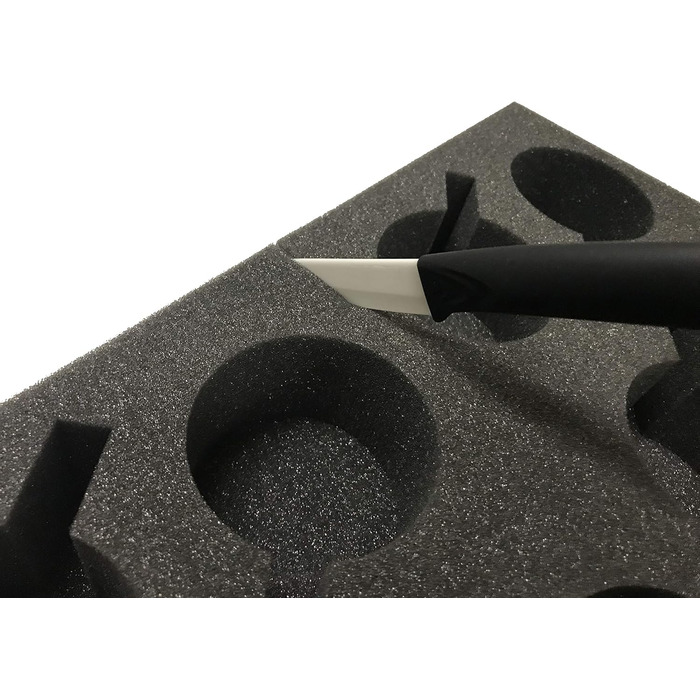 MC-CASES 2 Cup Holders Glass Holders Drink Holders - Space for up to 8 pieces - Foam for Camping Caravans RVs Boats Ships