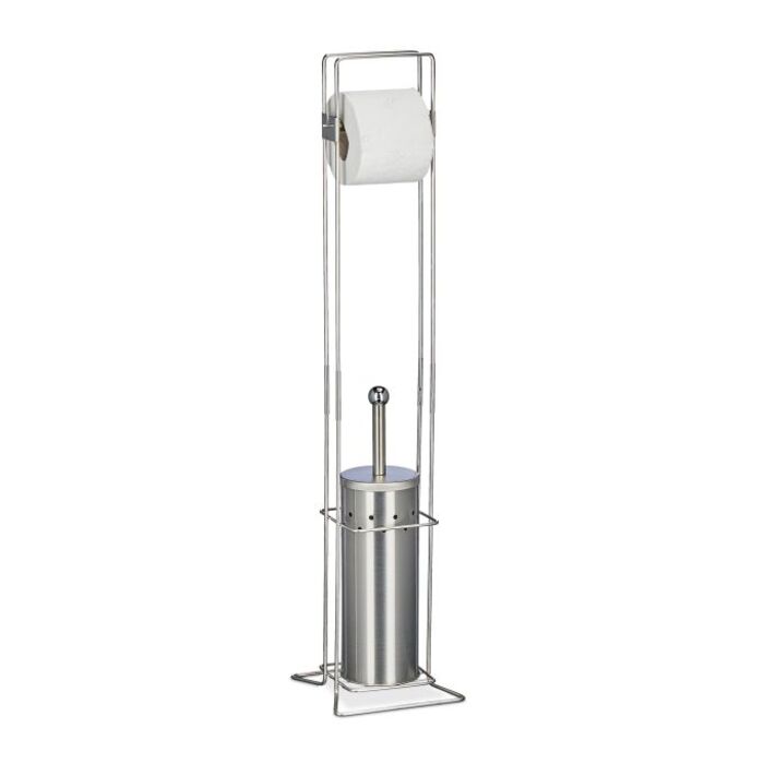 Relaxdays Toilet Set Stainless Steel