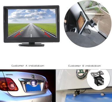 Автомобільний HD LCD монітор 5