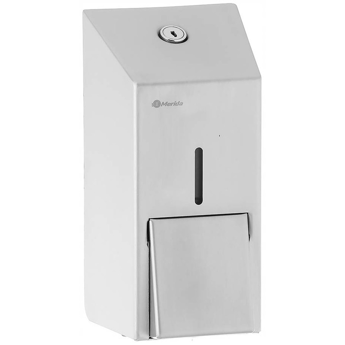 Дозатор для рідкого мила зі сталі Merida Stella Mini 400 мл, DSM102