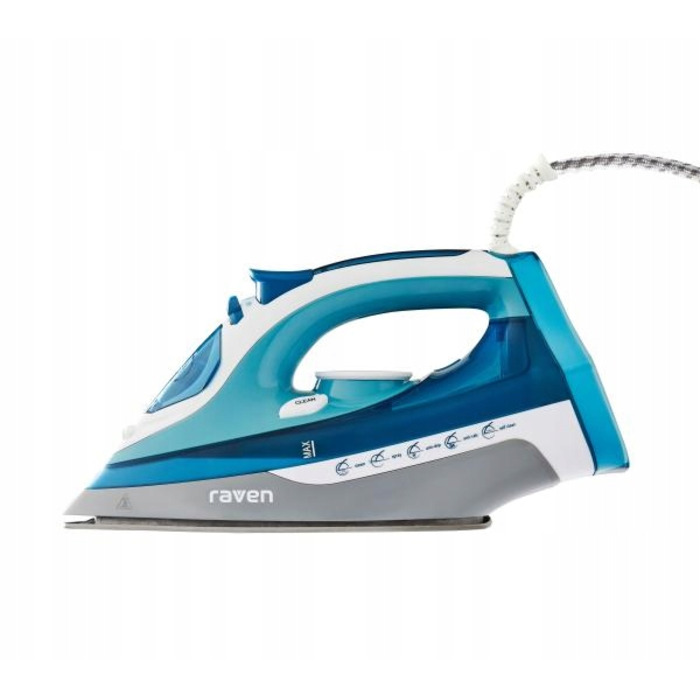 Парова праска Raven EZ004X Steam Iron, 120 г/хв, з функцією самоочищення