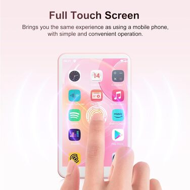 MP3 плеєр Oilsky 80GB з Bluetooth та WiFi, Android 9.0, 4