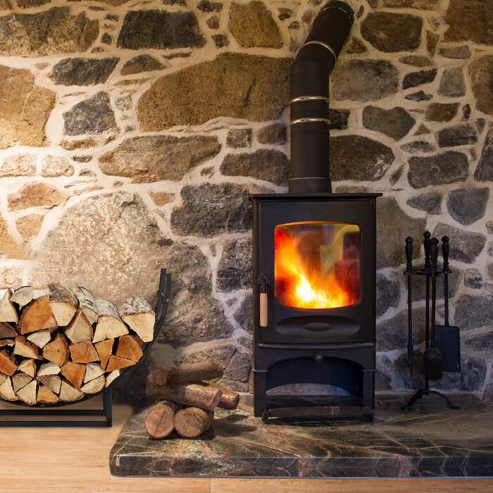 Relaxdays Log Rack, Half-Round