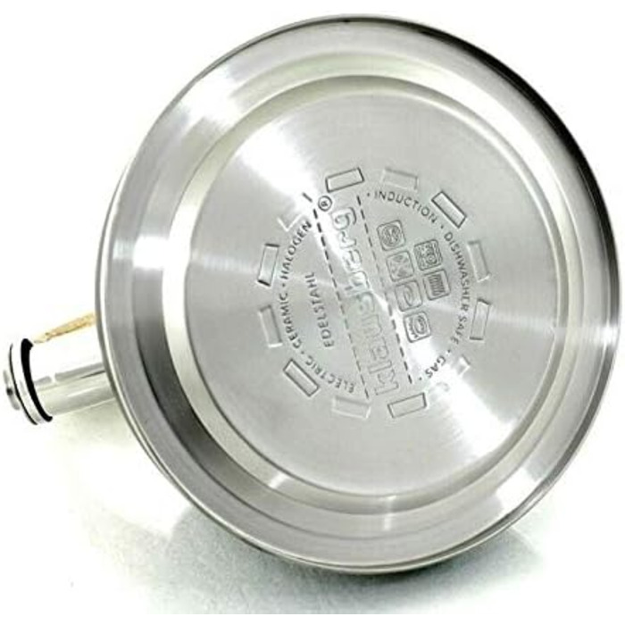 Свисток-чайник з нержавіючої сталі, 3 л, для індукційних, газових та електричних плит (Blue)