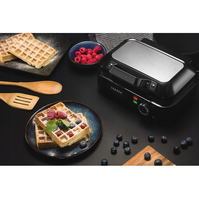 Вафельниця Transa Electronics TE-32 2200 Вт, чорна