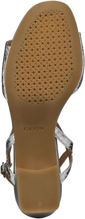 Босоніжки жіночі Geox New Eraklia 50 B срібні, розмір 38.5 EU, на підборах