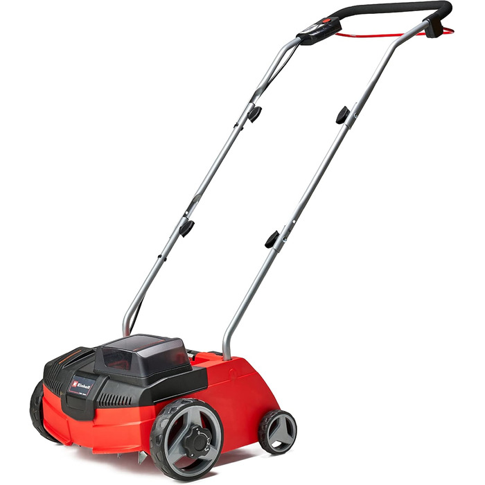Einhell Battery-Powered Scarifier-Aerator GC-SC 36/31 Li-Solo Power X-Change (Lithium-Ion, 36 V, 31 cm working width, 3-in-1 combo, ball-bearing roller with 8 blades, without battery and charger)