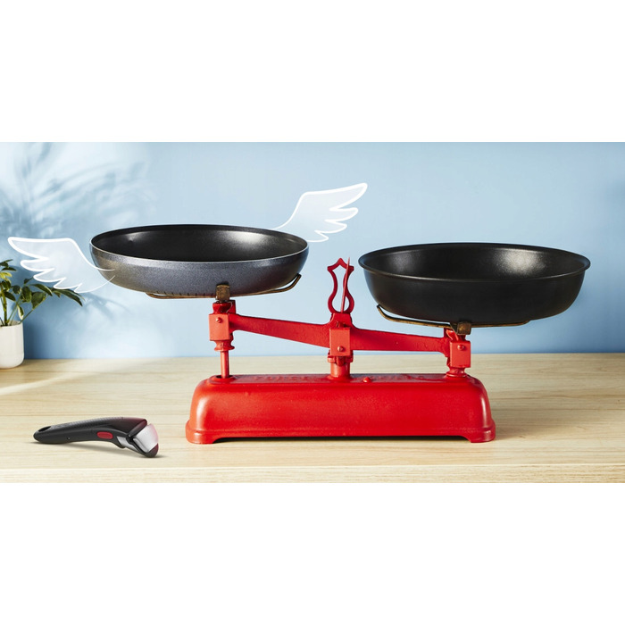 Набір сковорідок Tefal Ingenio So'Light (24/28 см), антипригарне покриття, 3 предмети