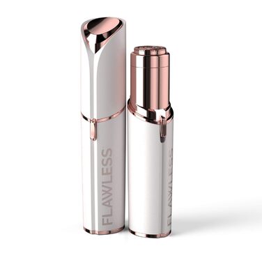 Електричний жіночий триммер для обличчя Finishing Touch Flawless Face - безболісне видалення волосся для чутливої шкіри, білий
