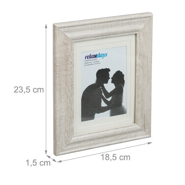 Relaxdays 10-Piece Picture Frame Set - 5x7 Inch