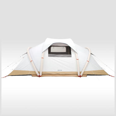 Надувний кемпінговий намет Quechua Air Seconds 4.2 F&B на 4 особи, 2 спальні