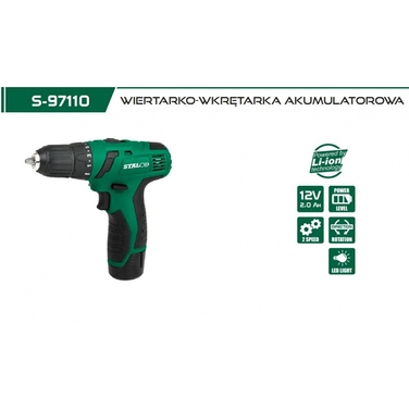 Акумуляторний шурупокрут Stalco 12V S-97110