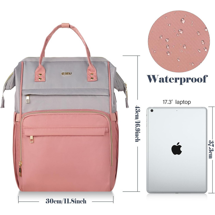 Жіночий рюкзак для школи та міста з відділенням для ноутбука 15.6