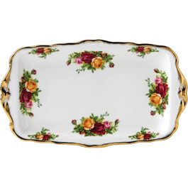 Сервізна тарілка Royal Albert Old Country Roses, 30 см, фарфор, для подачі сендвічів