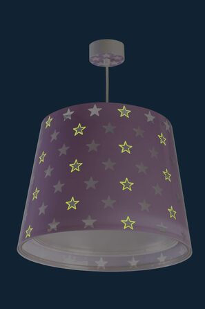 Ceiling Lamp for Kids' Room, Pendant Light, Hanging Lamp, Ceiling Light for Kids, Star Lamp for Kids' Room, Malva, 81212L, E27