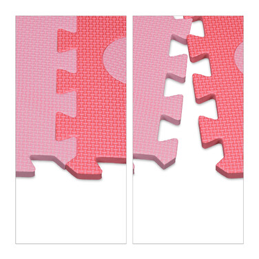Relaxdays 52-piece puzzle mat with border and motifs