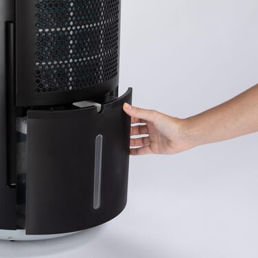 Осушувач повітря CREATE Luftentfeuchter XL SPIRAL для приміщень до 90 м², 20 л, LED-дисплей, 380 Вт, чорний