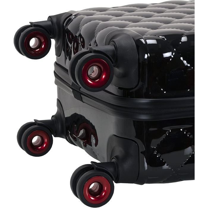 Набір валіз Rockland Quilt Hardside, розширюваний, 3 шт (20/24/28 дюймів), чорний