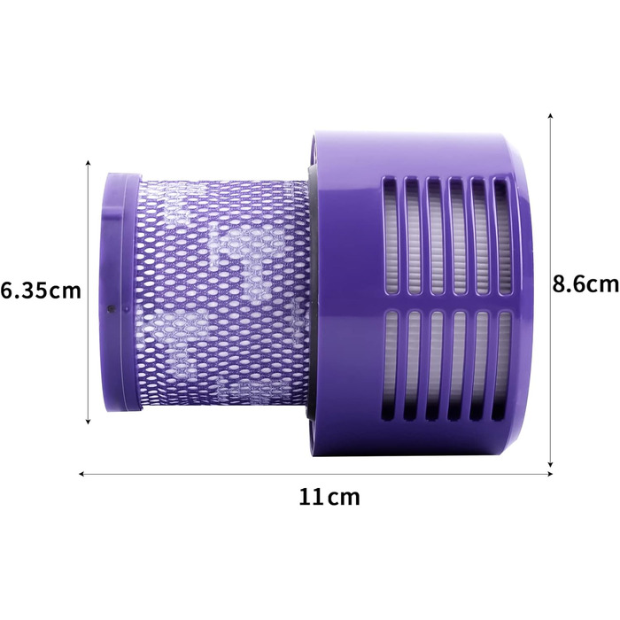 Фільтри для пилососа Dyson 3 шт. Заміна для V15, SV14, SV17, SV22 Detect Animal Absolute Extra Pro Torque Drive, #970013-02 (V10)