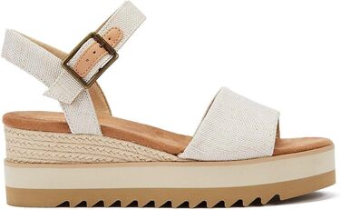 Пантолети жіночі TOMS Diana 39 EU натуральна шкіра бежеві
