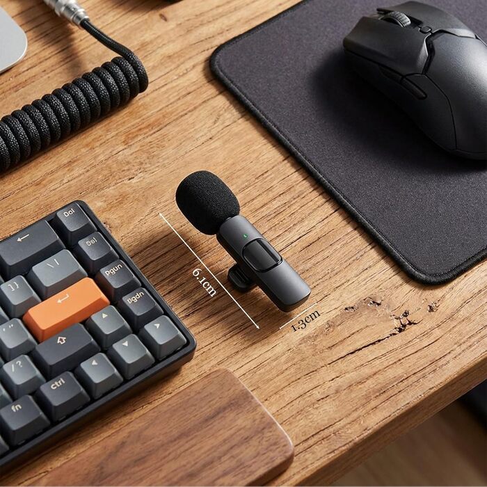 Бездротові петличні мікрофони Veloray 2 шт. для Android, USB-C, для смартфона, подкастів, соціальних мереж