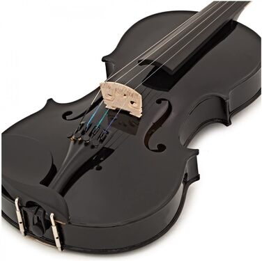 Скрипка Gear4music 4/4, повний розмір, чорна, для початківців від 11 років
