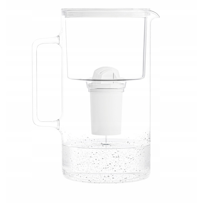 Скляний фільтр-кувшин Wessper D2 BOROSILICATE FF 3л, білий + фільтр