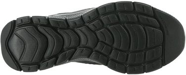 Чоловічі кросівки Skechers Flex Advantage 4.0 - чорні, шкіра, сітка, PU оздоблення