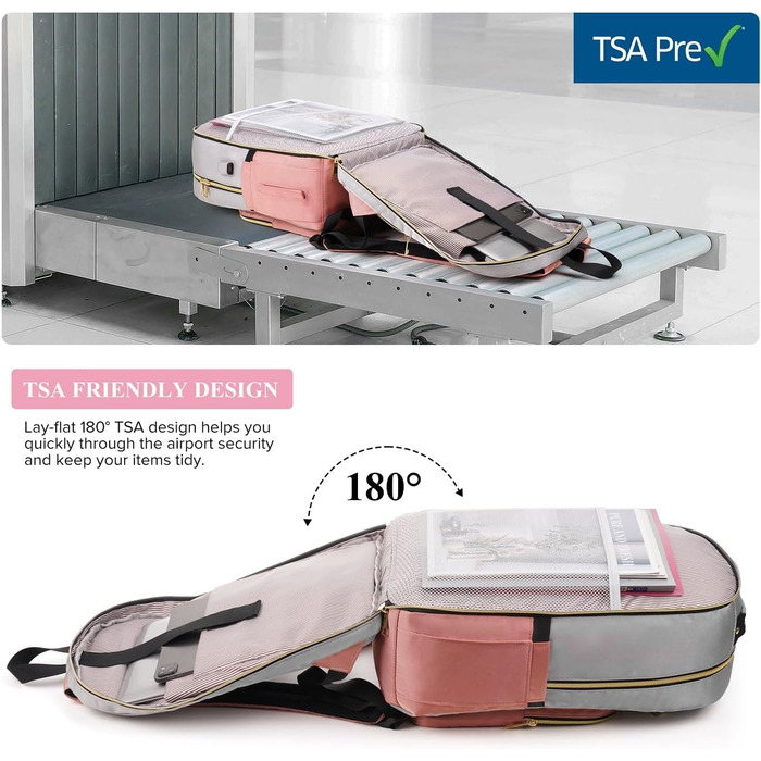 Жіночий рюкзак YAMTION: шкільний, для ноутбука 15.6