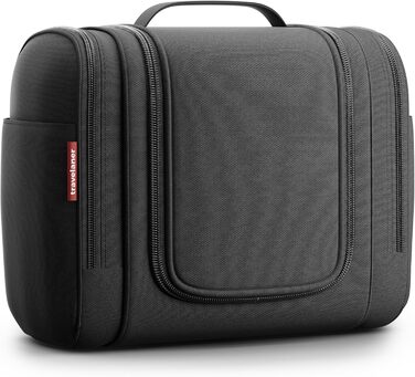 Чоловіча/Жіноча/Дитяча дорожня косметичка-органайзер Travelaner 7л, 3-в-1, чорна, водонепроникна