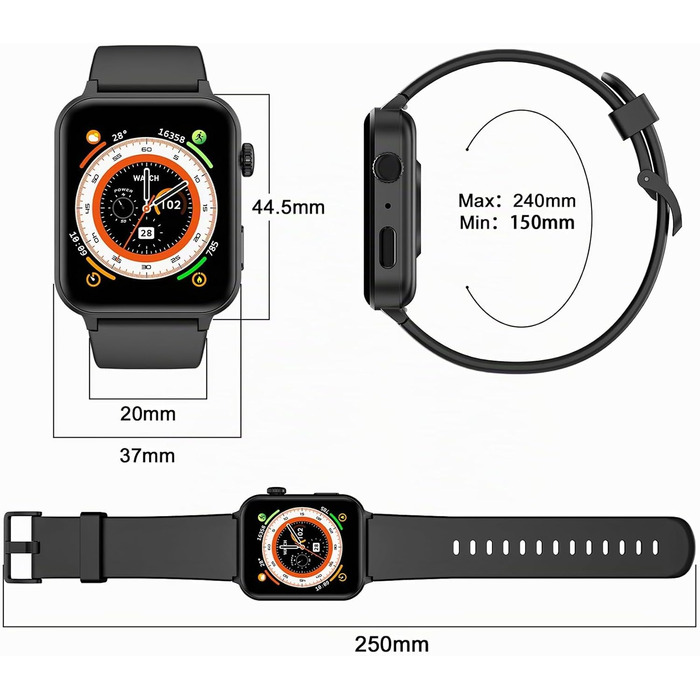 Дитячий смарт-годинник Blackview 4G GPS Рожевий (Срібний) з екраном 1.75