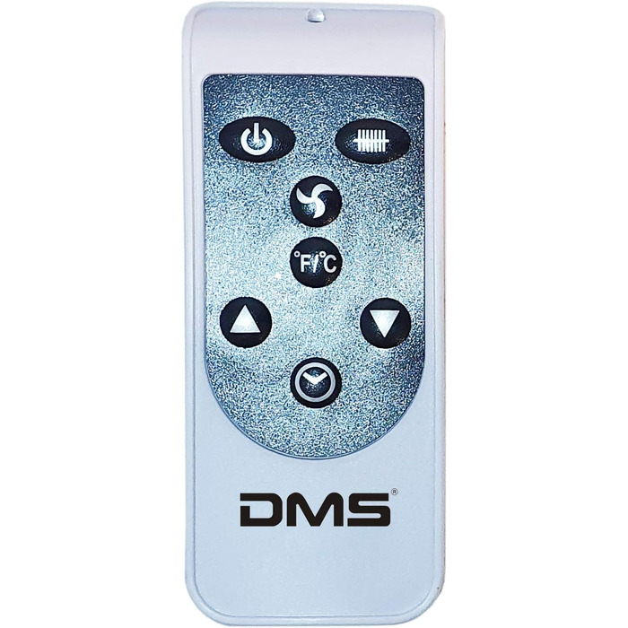 Електричний конвекторний обігрівач DMS EHK-2300: 2300 Вт, 3 режими, LCD-дисплей, термостат, з пультом керування