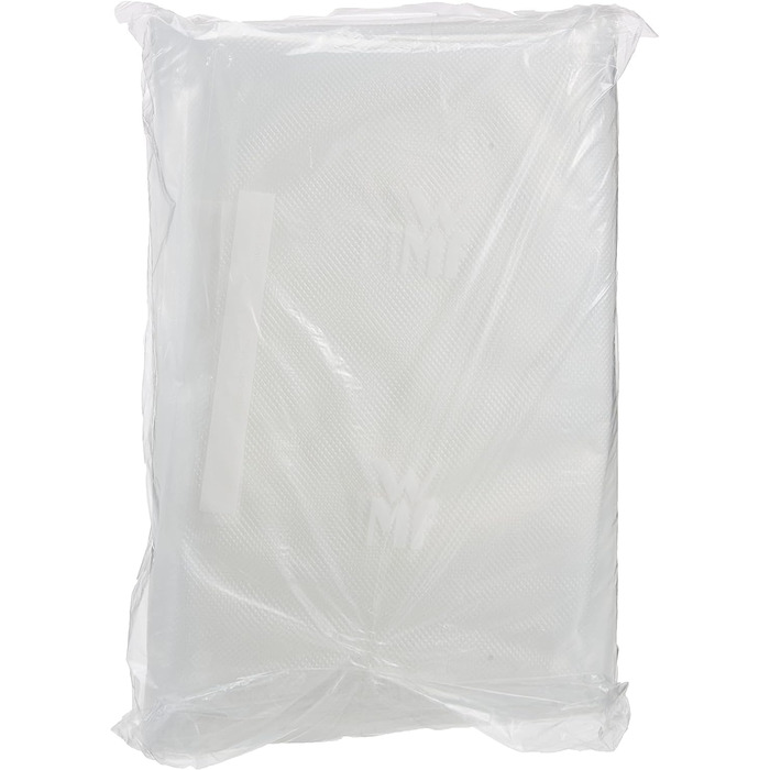 WMF Lono Vacuum Bags for Vacuum Sealer, 50-Piece Vacuum Bags, 20 x 30 cm, 4-Layer Film, Textured/Smooth Side, BPA-Free, Transparent