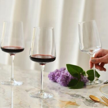 Кросне Келих для червоного вина | Набір 6 шт. | 500 мл | Infinity Collection | Без свинцю | Для дому, ресторану, прийомів