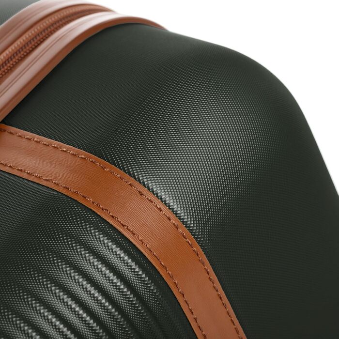 Набір валіз FERGÉ Milano 3 шт. з жорсткого ABS (ручна поклажа, L, XL) - зелений, хакі