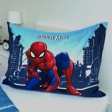 Дитяча постільна білизна Jerry Fabrics Spider-Man: двостороння ковдра 140x200 см та наволочка 70x90 см, 100% бавовна