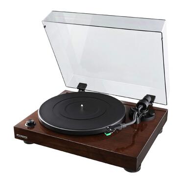 Програвач вінілу Fluance RT81 Elite з картриджем Audio Technica AT95E, чорний горіх