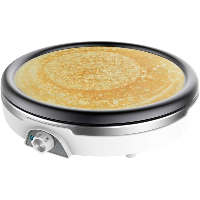Електрична млинниця Cecotec Crepe Fun CrepeStone Twin 1200 Вт, антипригарна екоплита з реверсивною пластиною для млинців або 4 міні-млинців