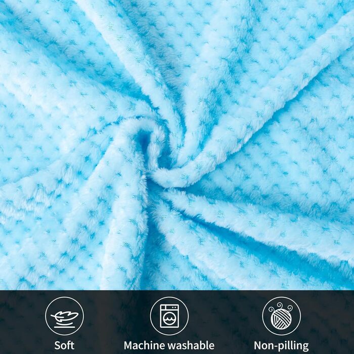 SLSON Деки для собак та котів, м'які двосторонні, 70x100 см (блакитний та рожевий)