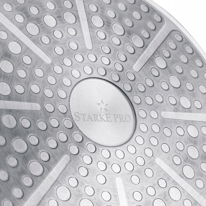 Набір сковорідок зі знімною ручкою Starke Pro Compacti Cream (20/24/28 см), 4 предмети