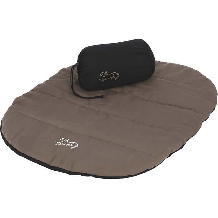 Подушка для тварин Kerbl Pet Traveller 85x65 см з чохлом, тауп