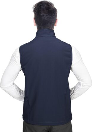 Чоловіча жилетка Softshell 33,000ft: водонепроникна, без рукавів, флісова, блакитна