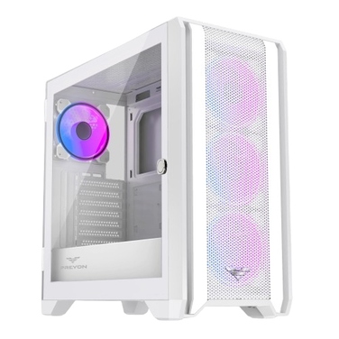 Корпус Preyon Nest Windy+ White Midi Tower, білий