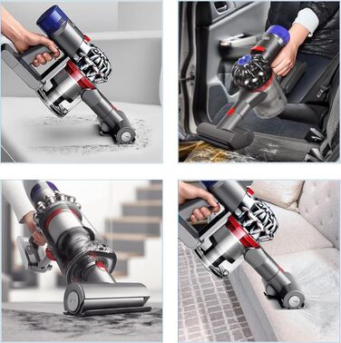 Електрична насадка для миття підлоги Dyson V15, V11, V10, V8, V7 - з баком та 6 змінними мікрофібрами (міні-щітка)