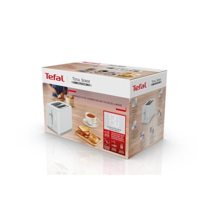 Тостер Tefal TT6931 Sense: 7 рівнів просмаження, цифровий дисплей, білий