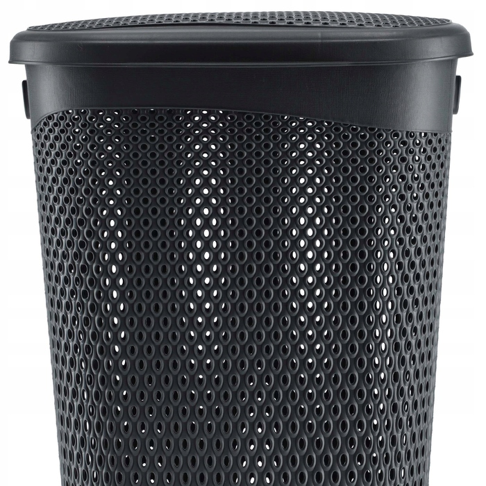 Кошик для білизни KADAX з кришкою, 55 л, сірий