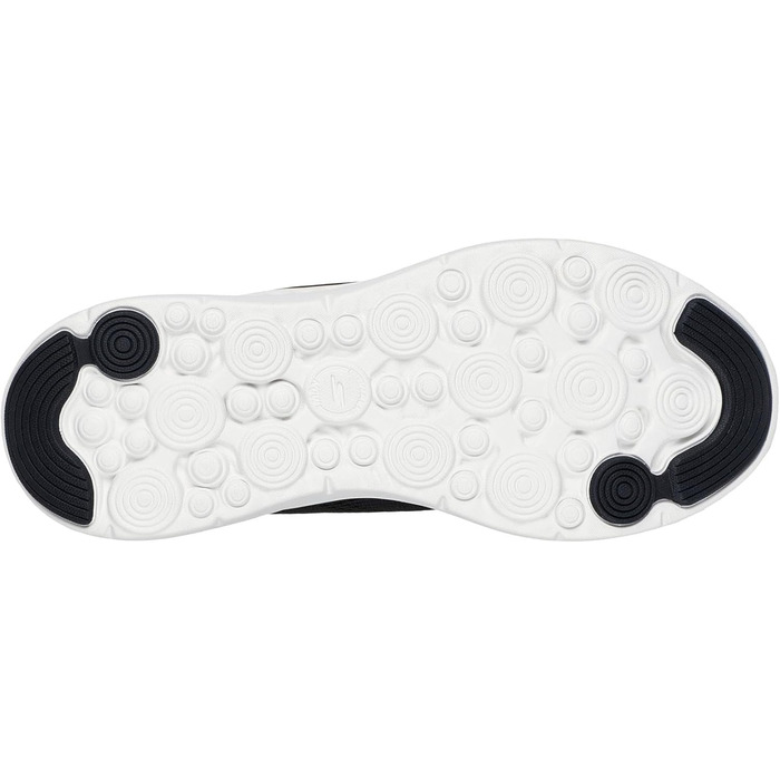 Жіночі кросівки Skechers Go Walk Now Khloe, чорний текстиль, біла окантовка, 39.5 EU