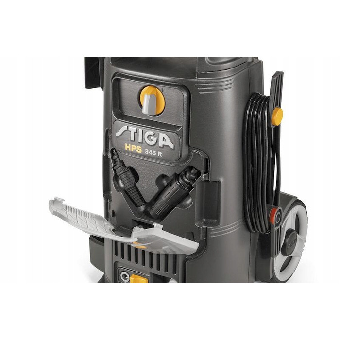 Мийка високого тиску STIGA HPS 345 R: 145 бар, 450 л/год, алюмінієва головка, 2100 Вт