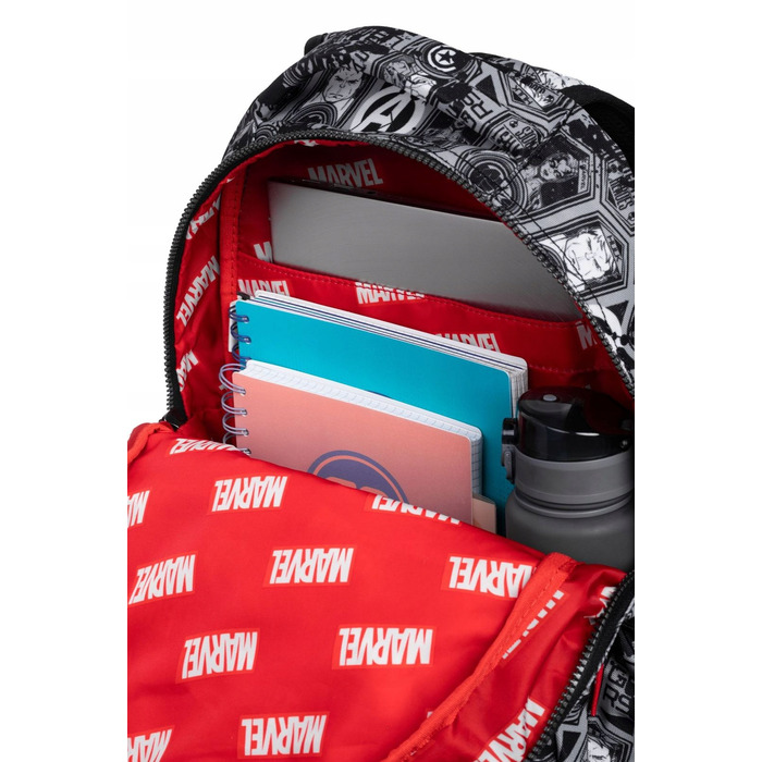 Багатовідсіковий шкільний рюкзак Avengers CoolPack, багатоколірний, 21 л