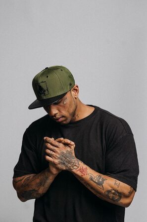 Кепка Nebelkind Snapback з прямим козирком (оливковий, унісекс)